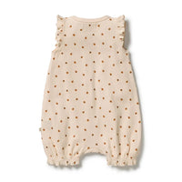 Wilson + Frenchy | Little Lady Bugs Organic Ruffle Zipsuit
