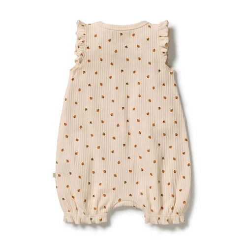 Wilson + Frenchy | Little Lady Bugs Organic Ruffle Zipsuit