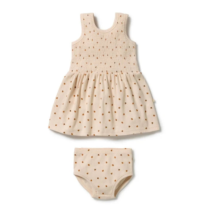 Wilson + Frenchy | Little Lady Bugs Organic Dress Set