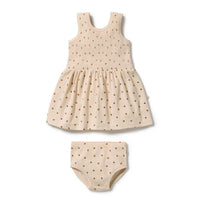 Wilson + Frenchy | Little Lady Bugs Organic Dress Set