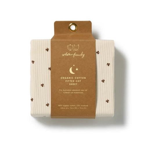 Wilson + Frenchy | My Lucky Charm Organic Cot Sheet