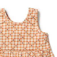 Wilson + Frenchy | Checkerberry Organic Crinkle Ruffle Set
