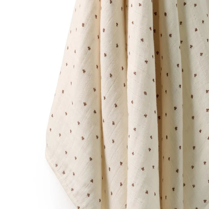 Wilson + Frenchy | My Lucky Charm Organic Muslin Wrap