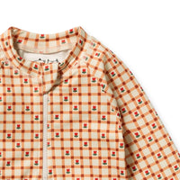 Wilson + Frenchy | Checkerberry Long-Sleeved Swimsuit