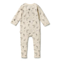 Wilson + Frenchy | Whispering Willows Organic Zipsuit With Feet