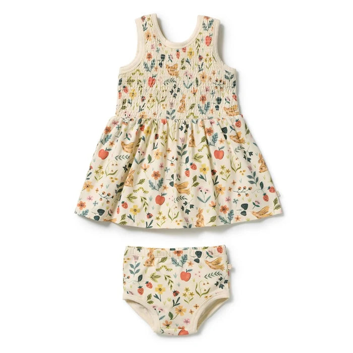 Wilson + Frenchy | Summer Garden Organic Dress Set