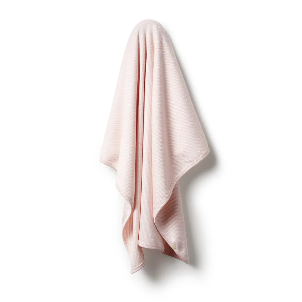 Wilson + Frenchy | Cantaloupe Organic Stripe Rib Bunny Rug