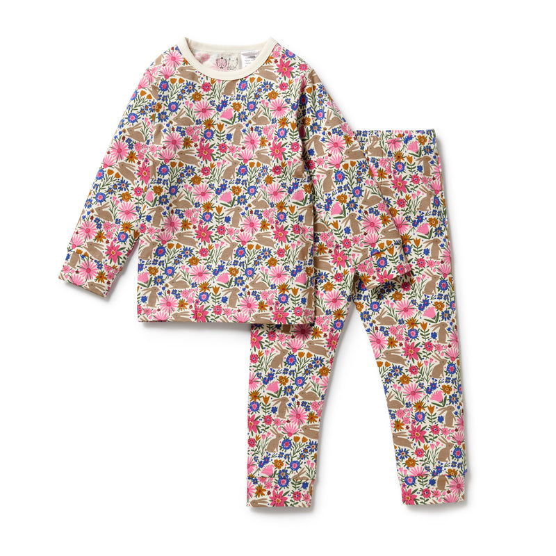 Wilson + Frenchy | Bunny Hop Organic Long Sleeved Pyjamas