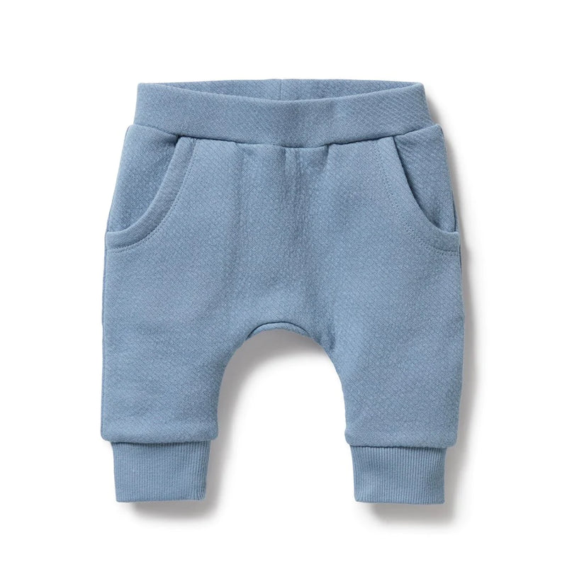 Wilson + Frenchy | Storm Blue Quilted Pant
