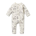 Wilson + Frenchy | Woodland Zipsuit with Feet