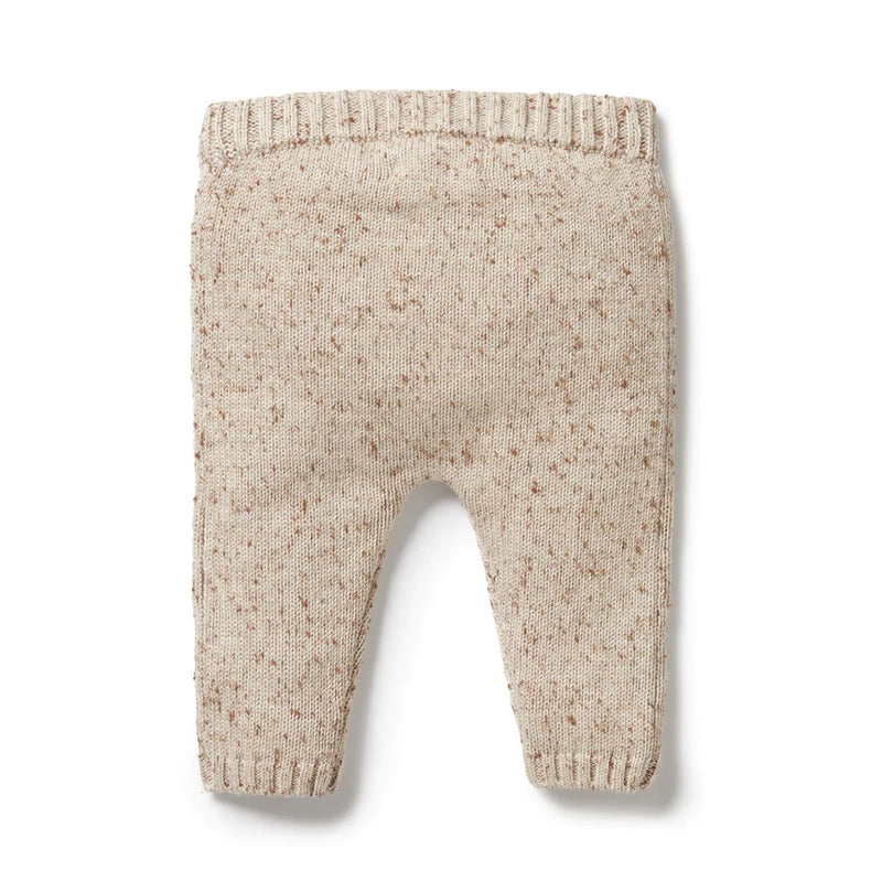 Wilson + Frenchy | Almond Fleck Knitted Legging