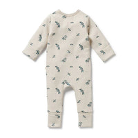 Wilson + Frenchy | Little Olive Organic Waffle Zip Suit