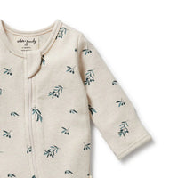 Wilson + Frenchy | Little Olive Organic Waffle Zip Suit