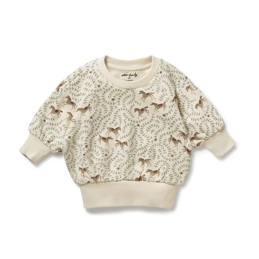 Wilson + Frenchy | Trixie Horse Organic Terry Sweat