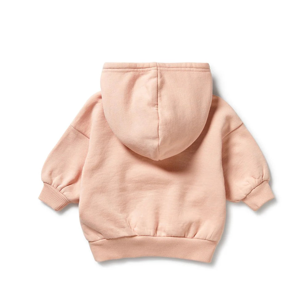 Wilson + Frenchy | Blush Pink Organic Terry Hooded Sweat