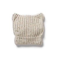 Wilson + Frenchy | Cookie & Cream Organic Knit Bear Hat