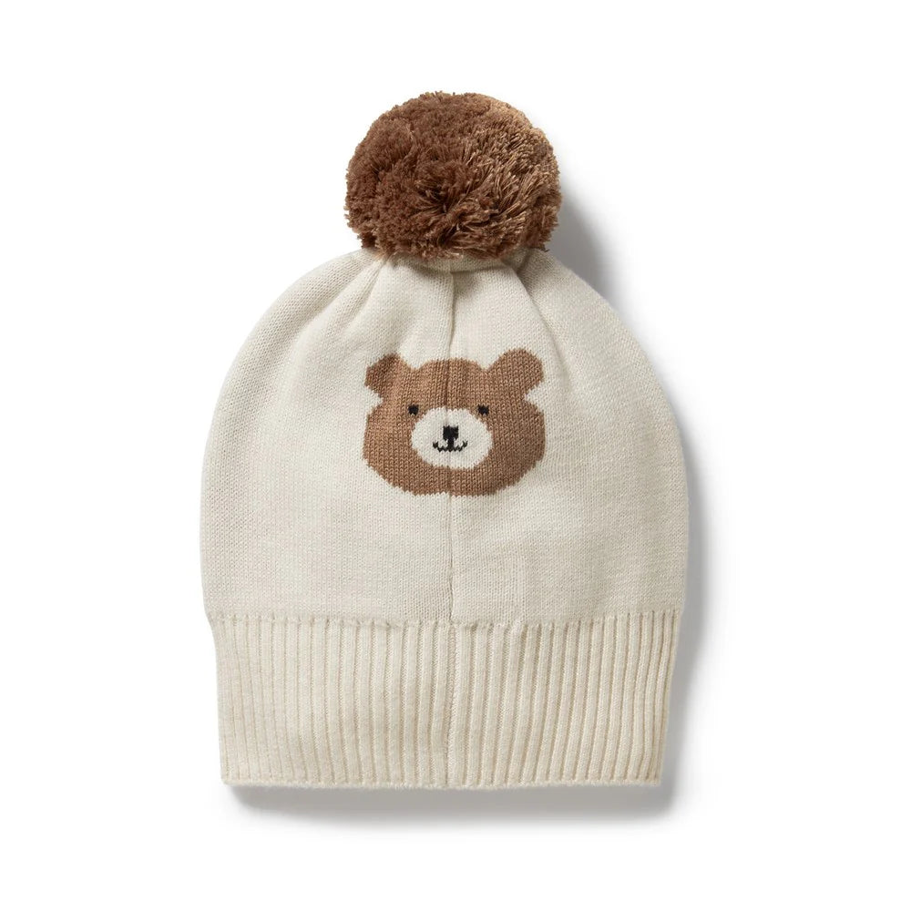 Wilson + Frenchy | Beary Cute Organic Knitted Jacquard Jumper