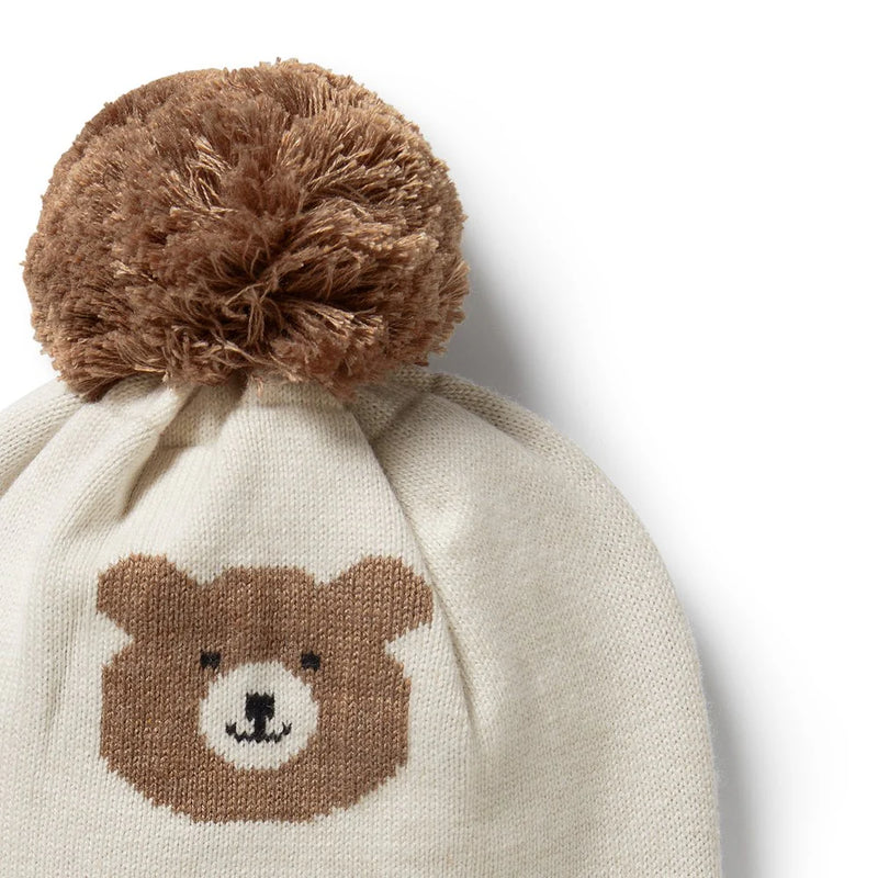 Wilson + Frenchy | Beary Cute Knitted Jacquard Beanie