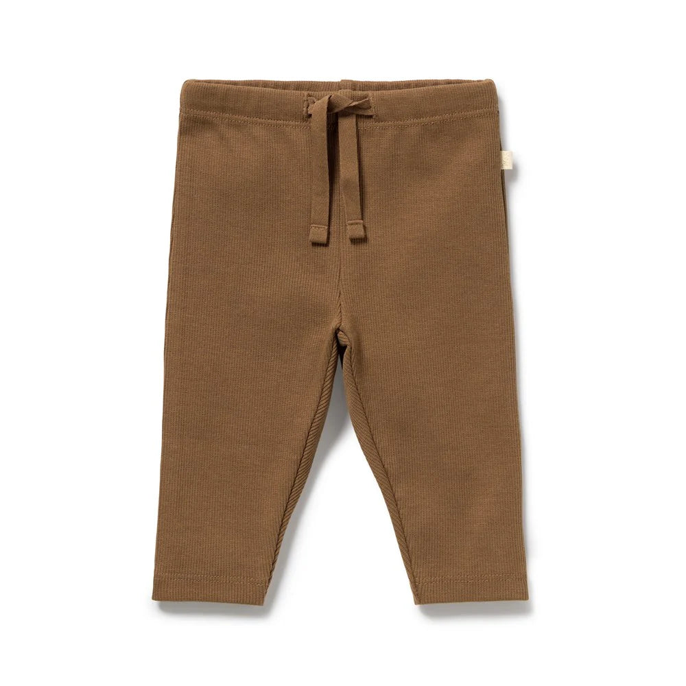 Wilson + Frenchy | Nutmeg Organic Rib Legging