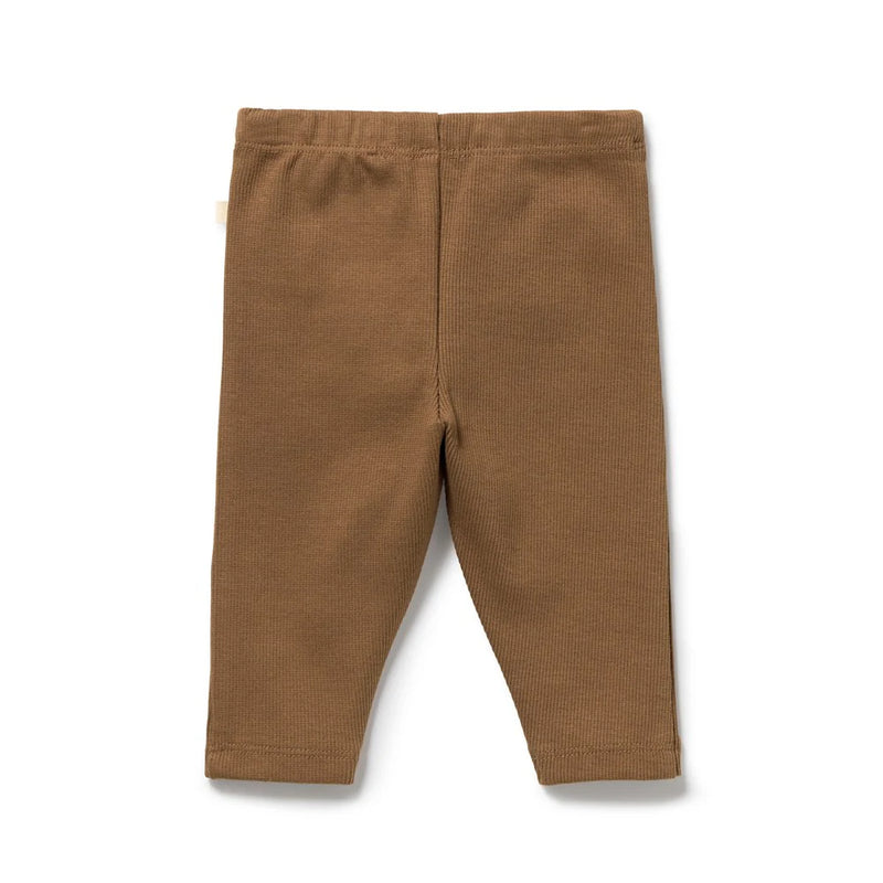 Wilson + Frenchy | Nutmeg Organic Rib Legging