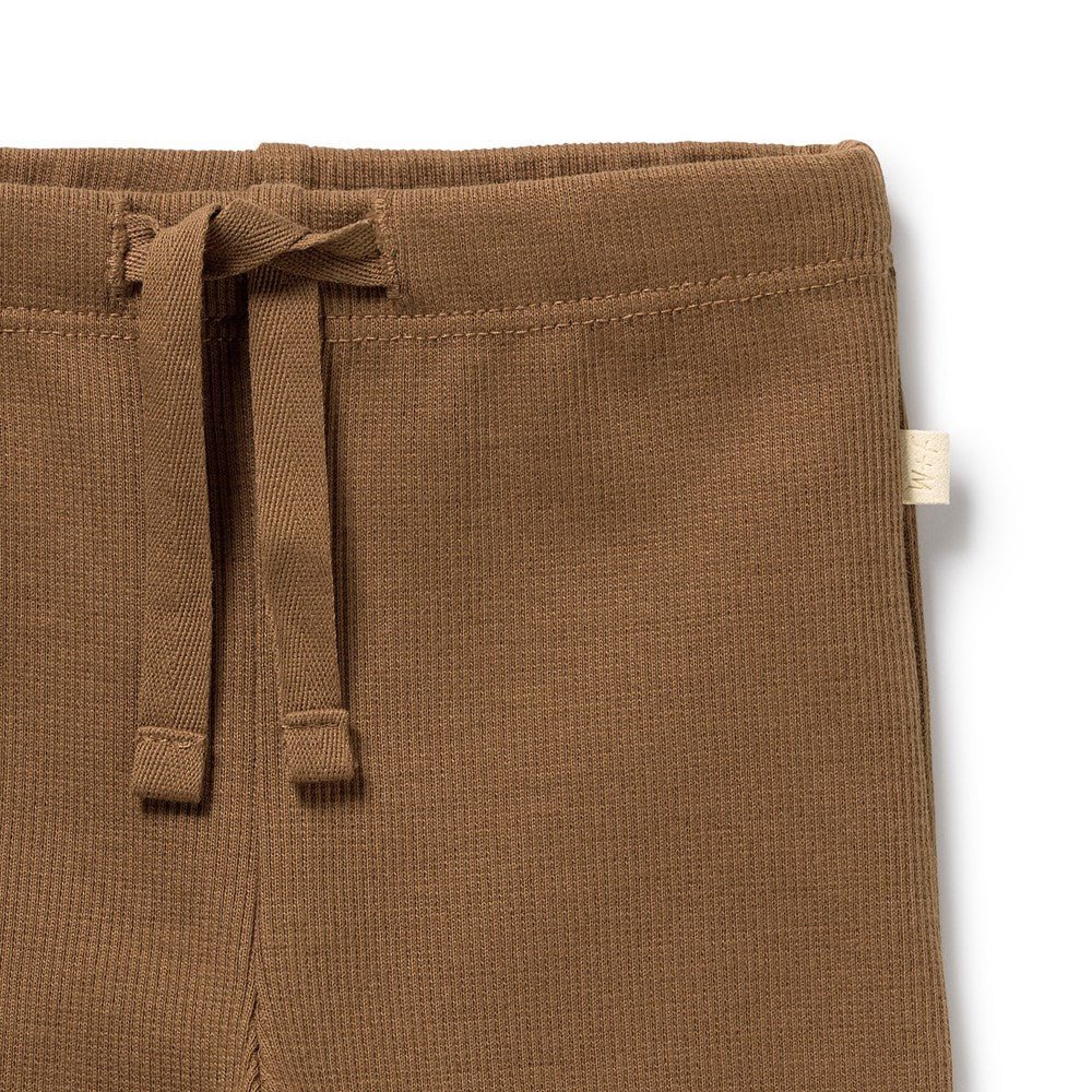 Wilson + Frenchy | Nutmeg Organic Rib Legging