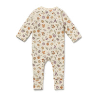 Wilson + Frenchy | Maple Glow Organic Zipsuit with feet