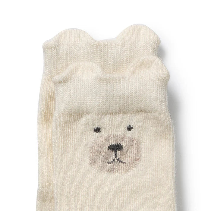 Wilson & Frenchy | Moss, Buttermilk, Storm Blue & Twilight Blue - Boys Organic Baby Socks