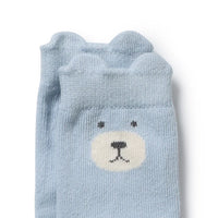 Wilson & Frenchy | Moss, Buttermilk, Storm Blue & Twilight Blue - Boys Organic Baby Socks