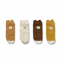 Wilson & Frenchy | Ochre, Twig, Buttermilk & Nutmeg - Unisex Organic Baby Socks