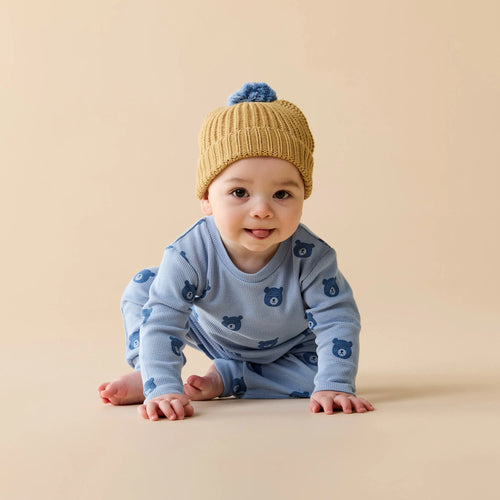 Wilson + Frenchy | Honey Drop Organic Knitted Beanie