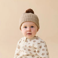 Wilson + Frenchy | Sandstone Organic Knitted Hat