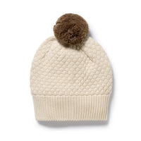 Wilson + Frenchy | Cream Organic Knitted Bubble Hat