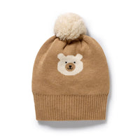 Wilson + Frenchy | Beary Cute Organic Knitted Jacquard Hat