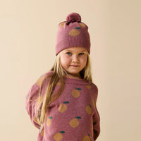Wilson + Frenchy | Clementine Organic Knitted Jacquard Hat