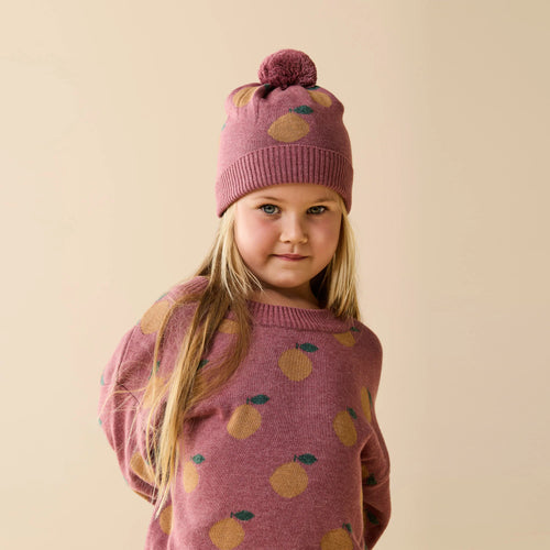 Wilson + Frenchy | Clementine Organic Knitted Jacquard Hat