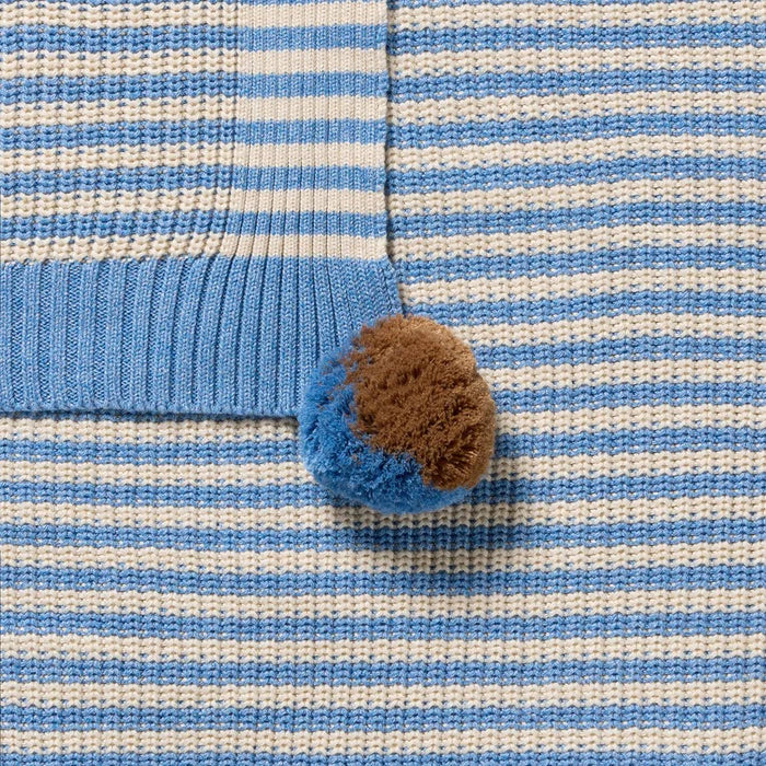 Wilson + Frenchy | Frosted Blue Organic Knitted Blanket