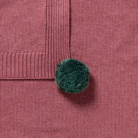 Wilson + Frenchy | Rhubarb Organic Knitted Blanket