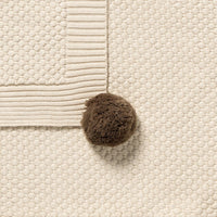 Wilson + Frenchy | Cream Organic Knitted Bubble Blanket