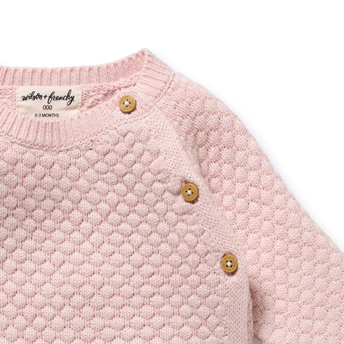 Wilson + Frenchy | Marshmallow Knitted Bubble Kimono Jumper