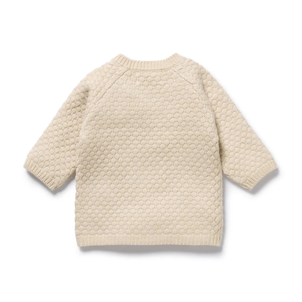 Wilson + Frenchy | Cream Knitted Bubble Kimono Jumper