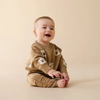 Wilson + Frenchy | Beary Cute Organic Knitted Jacquard Jumper