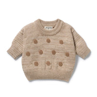 Wilson + Frenchy | SANDSTONE ORGANIC KNITTED BAUBLE JUMPER