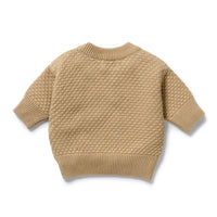 Wilson + Frenchy | Oat & Mulberry Organic Knitted Bauble Jumper