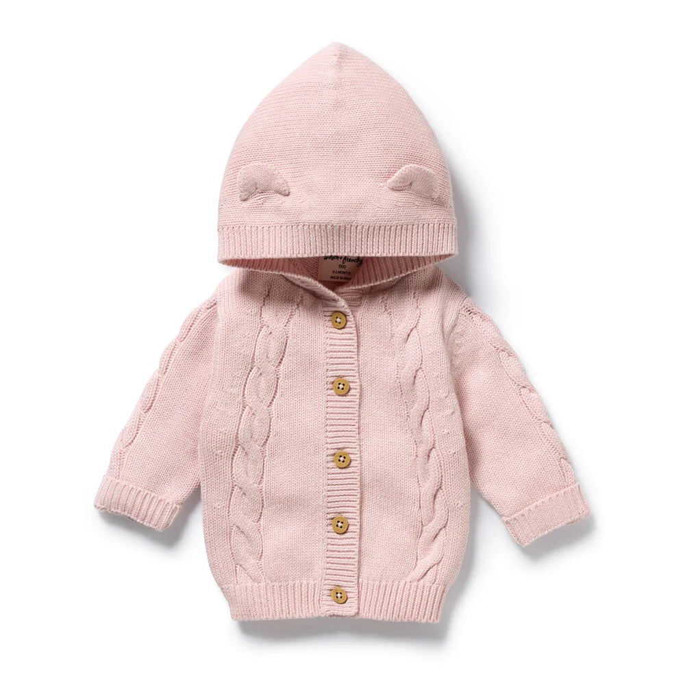 Wilson + Frenchy |Marshmallow Organic Knitted Cable Jacket