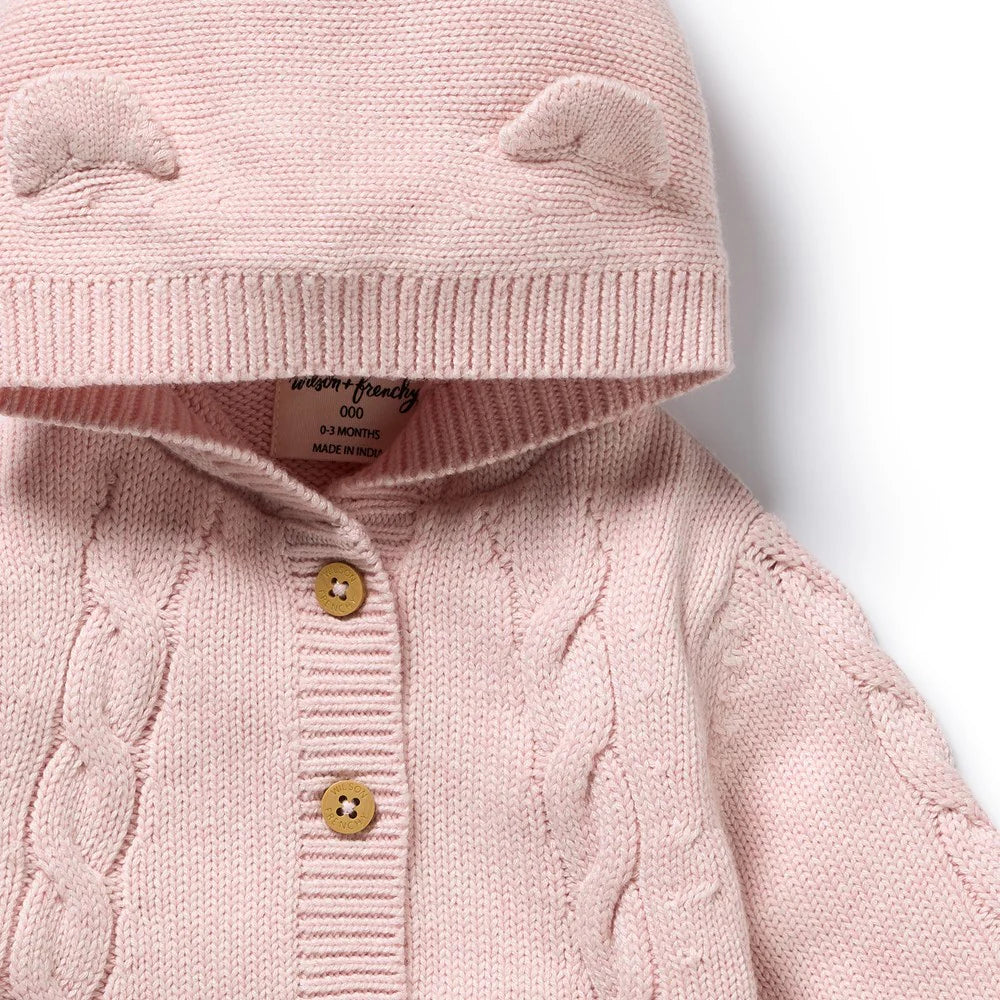Wilson + Frenchy |Marshmallow Organic Knitted Cable Jacket