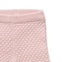 Wilson + Frenchy | Marshmallow Organic Knitted Bubble Pant