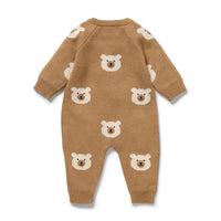 Wilson + Frenchy | Beary Cute Organic Knitted Growsuit