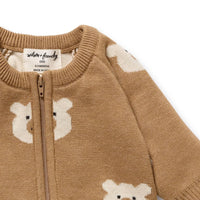Wilson + Frenchy | Beary Cute Organic Knitted Growsuit