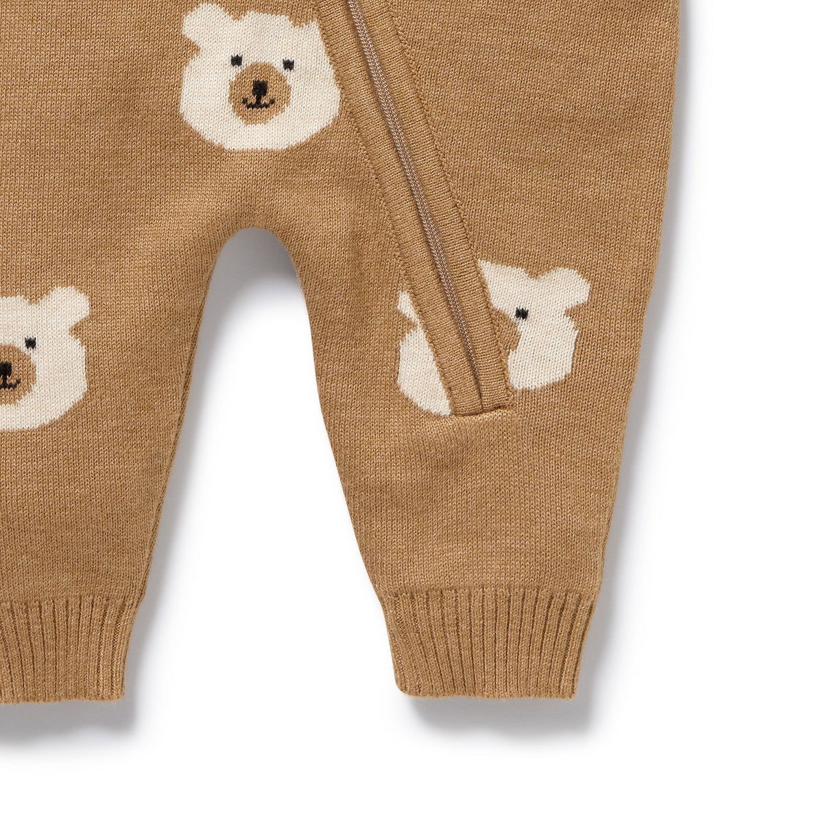 Wilson + Frenchy | Beary Cute Organic Knitted Growsuit