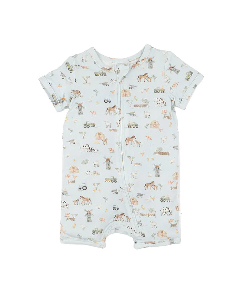 Bebe |  Farm Ecocosy SS Zipsuit